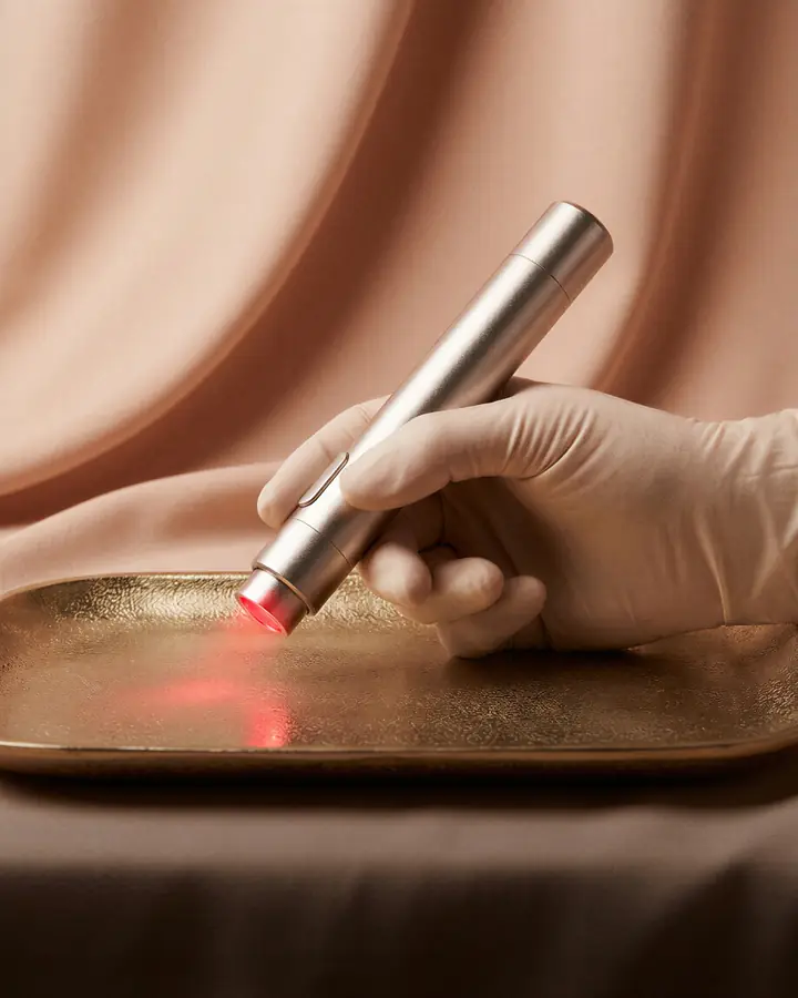 Caneta de laser de baixa intensidade com luz vermelha